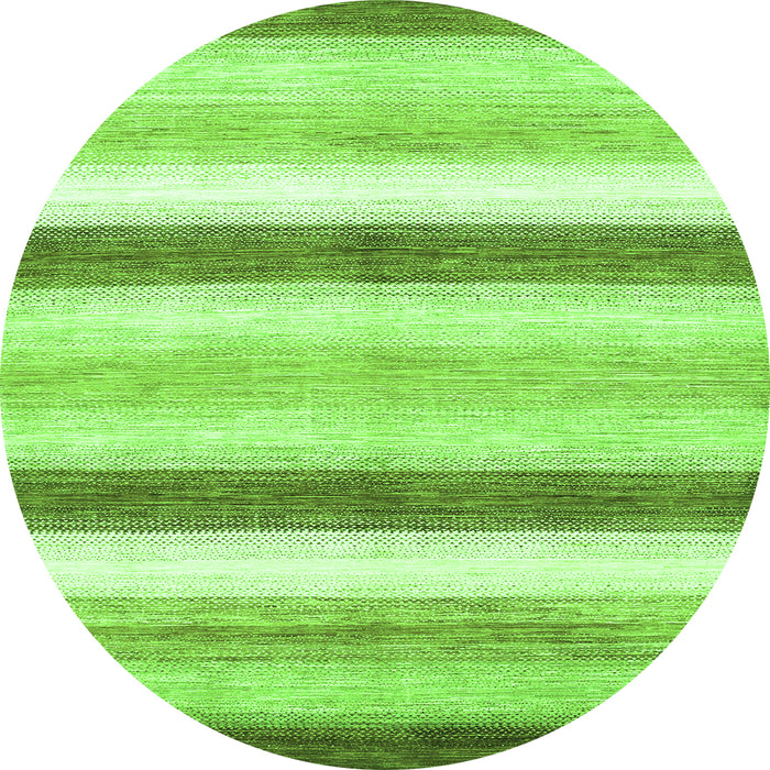 Machine Washable Abstract Green Contemporary Area Rugs, wshcon389grn