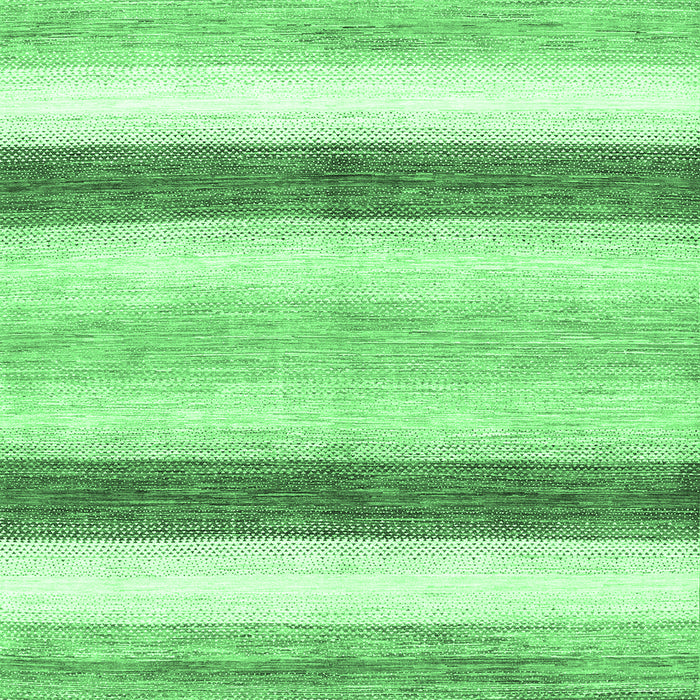 Machine Washable Abstract Emerald Green Contemporary Area Rugs, wshcon389emgrn