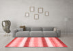 Contemporary Red Washable Rugs