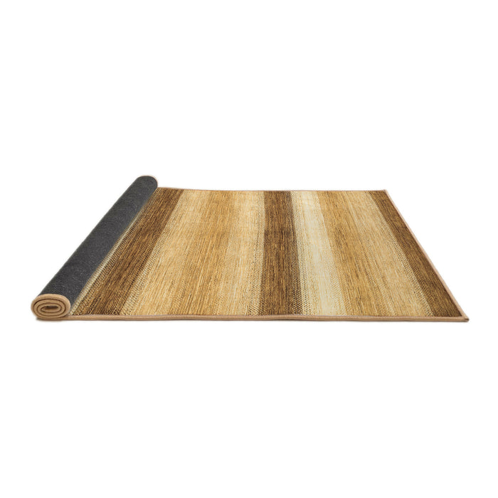 Sideview of Abstract Brown Contemporary Rug, con389brn