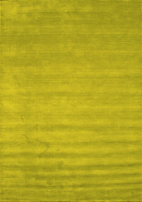 Abstract Yellow Contemporary Rug, con38yw