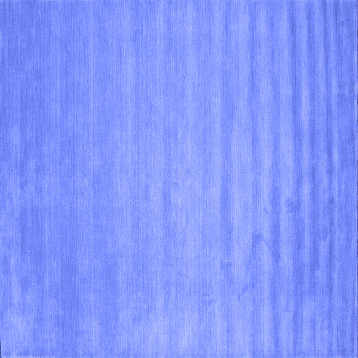 Square Machine Washable Abstract Blue Contemporary Rug, wshcon38blu