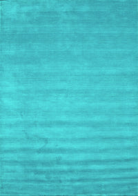 Abstract Turquoise Contemporary Rug, con38turq