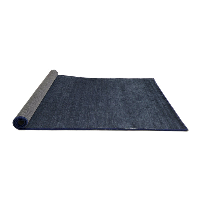 Thickness of Contemporary Blue Modern Rug, con39