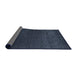 Thickness of Contemporary Blue Modern Rug, con39