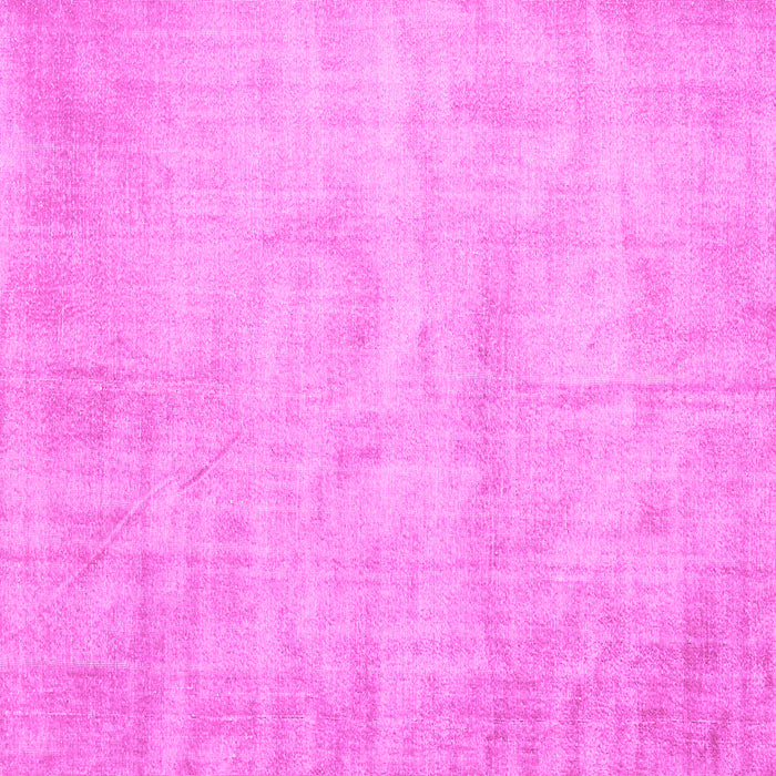 Square Machine Washable Abstract Pink Contemporary Rug, wshcon390pnk