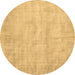 Round Machine Washable Abstract Brown Contemporary Rug, wshcon390brn