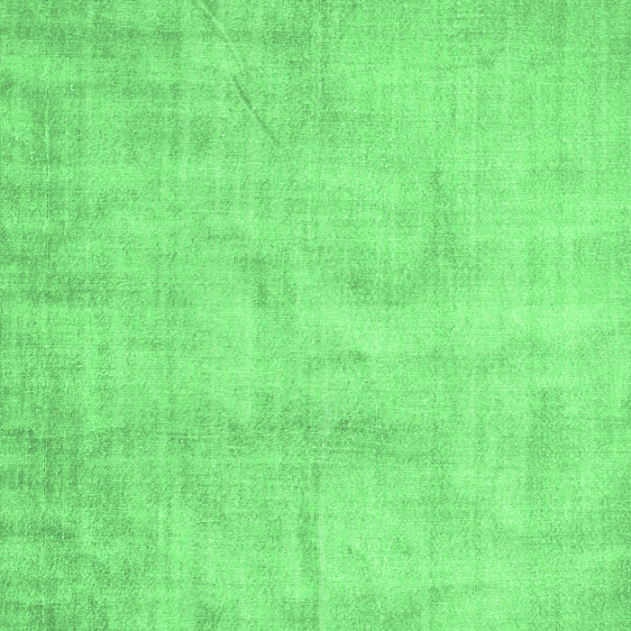 Machine Washable Abstract Emerald Green Contemporary Area Rugs, wshcon390emgrn