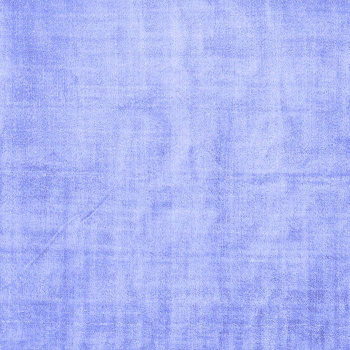 Square Abstract Blue Contemporary Rug, con390blu