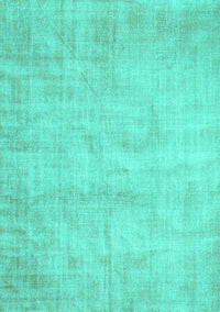 Abstract Turquoise Contemporary Rug, con390turq