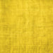 Square Abstract Yellow Contemporary Rug, con390yw