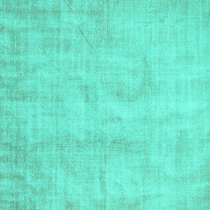 Machine Washable Abstract Turquoise Contemporary Area Rugs, wshcon390turq