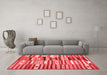 Transitional Red Washable Rugs