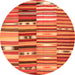 Machine Washable Patchwork Orange Transitional Area Rugs, wshcon391org