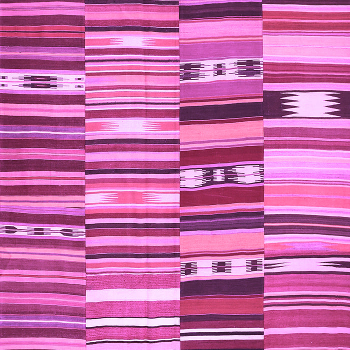 Patchwork Purple Transitional Rug, con391pur