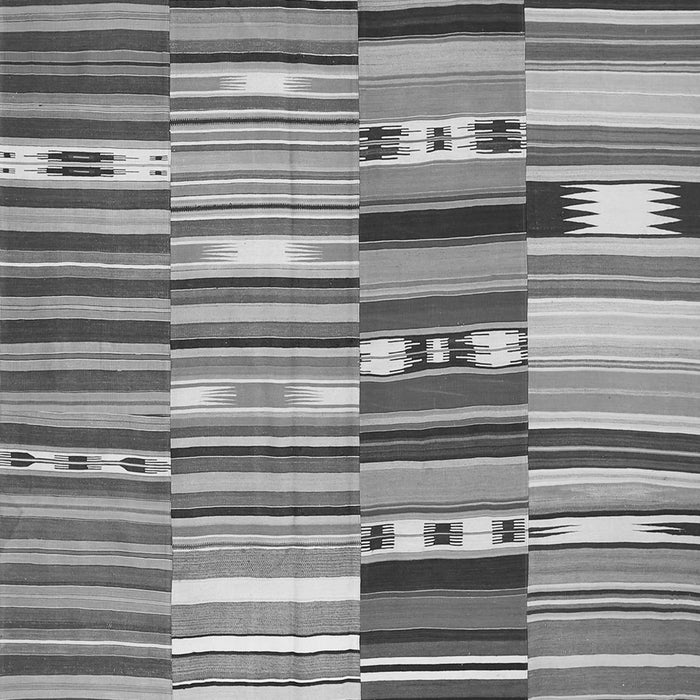 Patchwork Gray Transitional Rug, con391gry