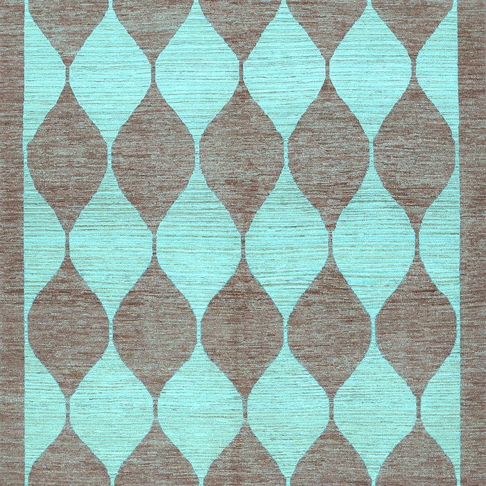 Abstract Light Blue Contemporary Rug, con392lblu