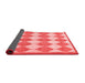 Abstract Red Contemporary Area Rugs