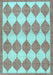Machine Washable Abstract Light Blue Contemporary Rug, wshcon392lblu