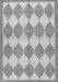 Abstract Gray Contemporary Rug, con392gry