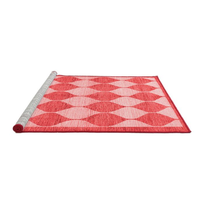 Contemporary Red Washable Rugs