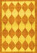 Abstract Yellow Contemporary Rug, con392yw