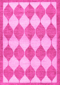 Abstract Pink Contemporary Rug, con392pnk