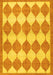 Machine Washable Abstract Yellow Contemporary Rug, wshcon392yw