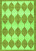 Serging Thickness of Machine Washable Abstract Green Contemporary Area Rugs, wshcon392grn