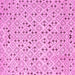 Square Abstract Pink Contemporary Rug, con393pnk