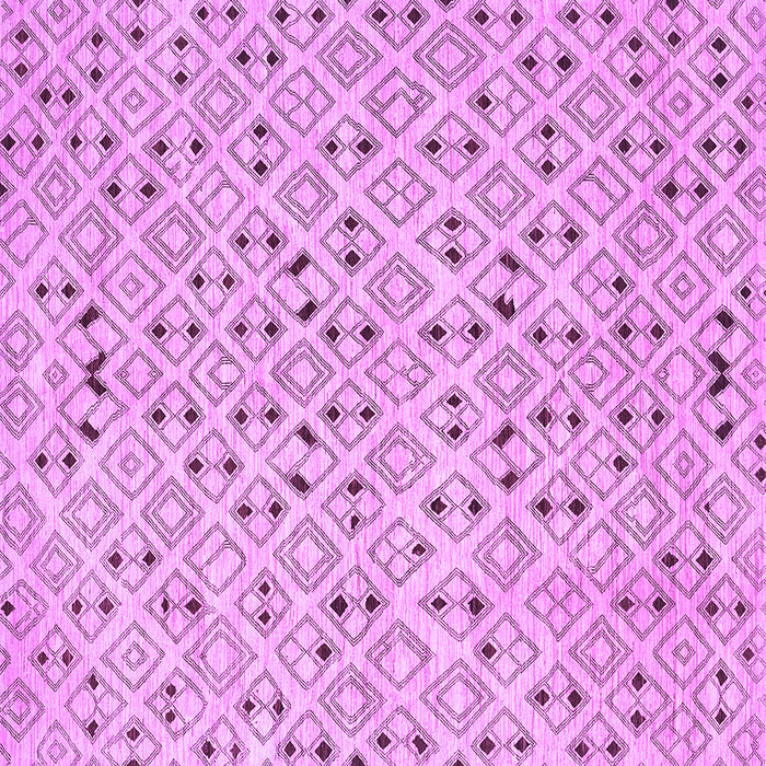 Square Machine Washable Abstract Purple Contemporary Area Rugs, wshcon393pur