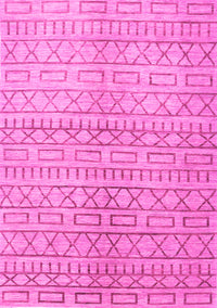 Abstract Pink Contemporary Rug, con394pnk