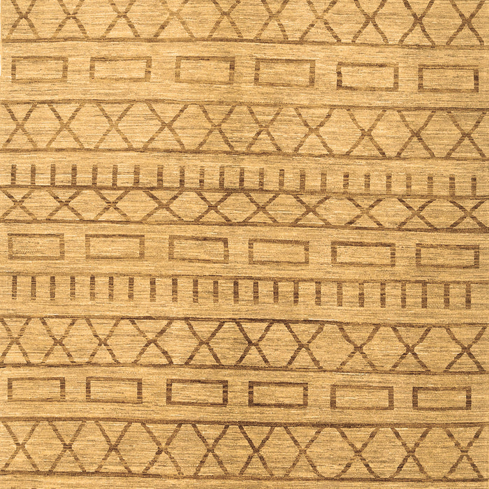 Abstract Brown Contemporary Rug, con394brn