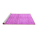 Sideview of Machine Washable Abstract Purple Contemporary Area Rugs, wshcon394pur