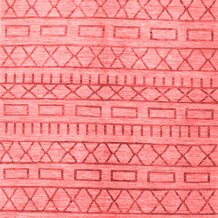 Abstract Red Contemporary Area Rugs