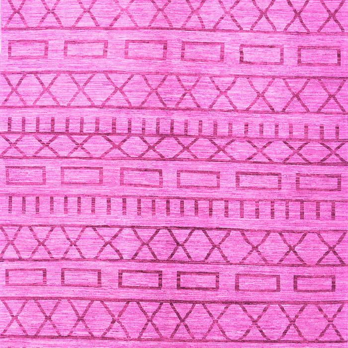 Machine Washable Abstract Pink Contemporary Rug, wshcon394pnk