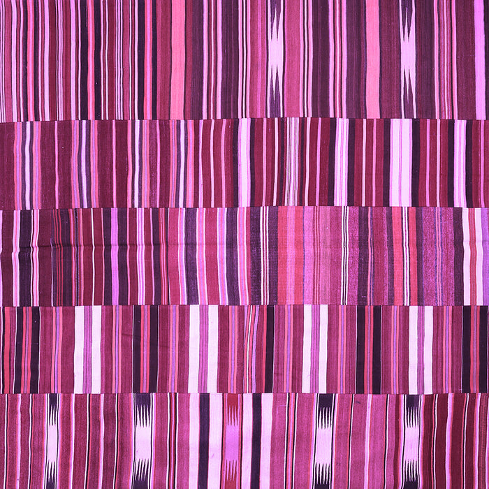 Square Oriental Purple Traditional Rug, con395pur