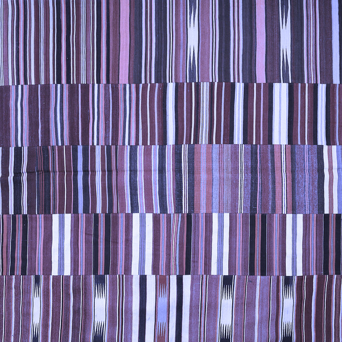 Square Oriental Blue Traditional Rug, con395blu