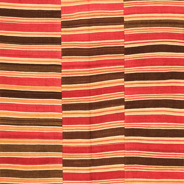 Serging Thickness of Machine Washable Oriental Orange Traditional Area Rugs, wshcon396org