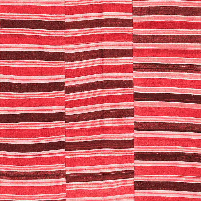 Machine Washable Oriental Red Traditional Rug, wshcon396red