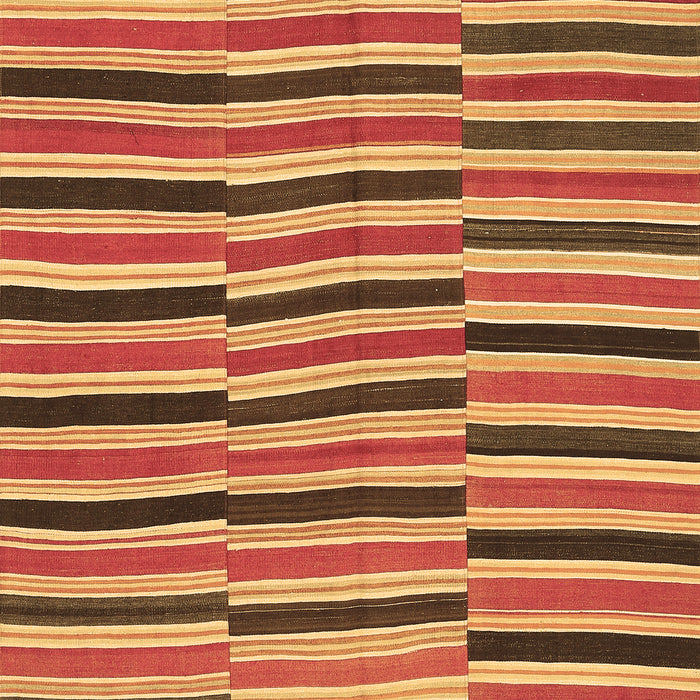 Machine Washable Oriental Brown Traditional Rug, wshcon396brn