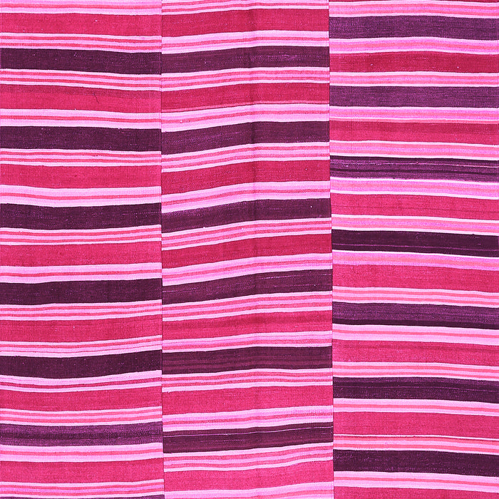 Machine Washable Oriental Pink Traditional Rug, wshcon396pnk