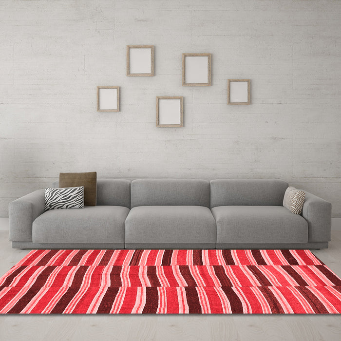 Traditional Red Washable Rugs