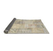 Thickness of Contemporary Wheat Beige Patchwork Rug, con397