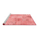 Transitional Red Washable Rugs