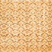 Serging Thickness of Abstract Orange Contemporary Rug, con398org