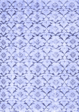 Abstract Blue Contemporary Rug, con398blu