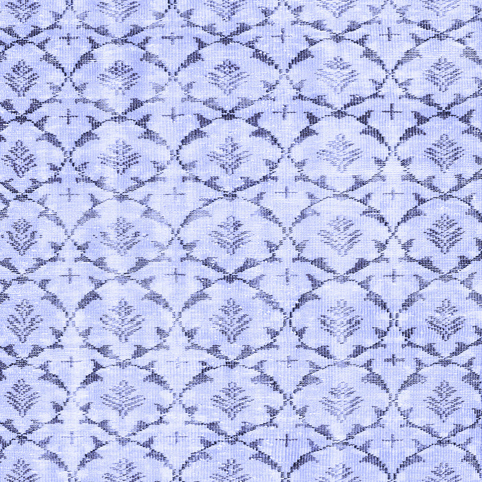 Abstract Blue Contemporary Rug, con398blu