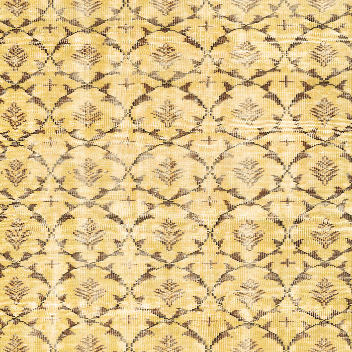 Machine Washable Abstract Brown Contemporary Rug, wshcon398brn