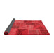 Patchwork Red Transitional Area Rugs